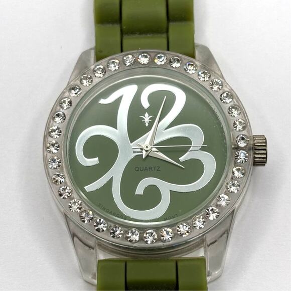 Green & Silver Men's Watch - Picture 1 of 4